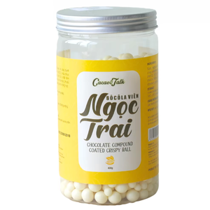 Chocolate Compuesto al por Mayor, Ingrediente para Panadería, OEM/ODM, HALAL, Bolas Crujientes de Chocolate Blanco, Decoración de Pasteles, Proveedor - Product Image 1