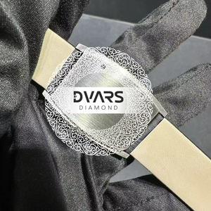 Pass Diamond Tester Full Iced Out Moissanite Mechanical Men's <b>Watch</b> Self-Winding Sapphire Mirror Waterproof Design <b>Watch</b> <b>Case</b> - Product Image 5