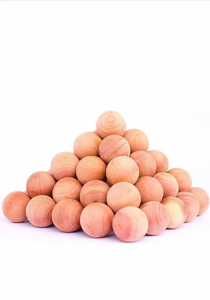 FAIZA CRAFT Bolas de Madera Naturales, Esferas de Madera Lisas con Patrones de Plantas, Flores y Botánicos, para Proyectos de Arte DIY, Juguetes Educativos para Niños - Product Image 2