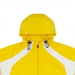 High Sales Custom Logo High Quality Yellow And White Men's Nylon <b>Wind</b> <b>Breaker</b> Shorts Sets For Summer Streetwear Men Sets Hoodies - Product Image 6