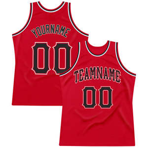 Camiseta de Baloncesto Roja Personalizada sin Mangas con Cuello Redondo y Malla, Nombre del Equipo y Número, Ropa Deportiva para Entrenamiento Juvenil - Product Image 5