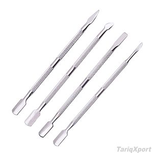 Empujador de Cutículas Profesional de Acero Inoxidable Reutilizable de Alta Calidad, Diseño de Doble Cabeza con Logotipo Personalizado, Caja de Manicura, Herramientas de Belleza - Product Image 5