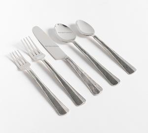 Ensembles de couverts en métal argenté tendance avec poignée forgée à la main pour hôtels et restaurants ensembles de couverts de vaisselle de table - Product Image 1