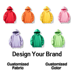 เสื้อฮู้ดผู้ชายสีน้ำเงินล้วน ลายการ์ตูน ผ้าฝ้ายฟลีซ ทรงปกติ สวมใส่สบายๆ สำหรับฤดูใบไม้ผลิ - Product Image 3
