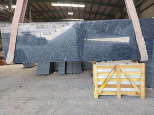 Dalle de granit bleu saphir moderne, panneau de pierre polie Silogranites T521 pour sol d'aéroport, comptoir, marche d'escalier, façade de bâtiment - Product Image 4