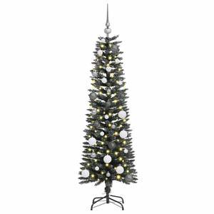 Sapin de Noël artificiel à 150 LED, 59,06 pouces, vert, lumières de Noël festives - Product Image 3