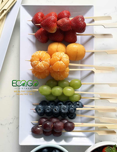 Bamboo Skewer Sticks Smooth Sharp and Durable Food Picks for BBQ Meat Seafood Vegetables Fruits and Snacks - Product Image 6
