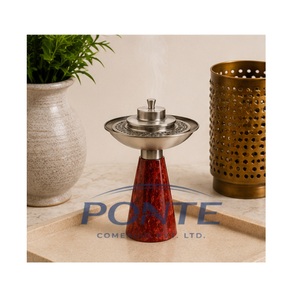 Quemador de Incienso Árabe de Lujo, Quemador de Oud de Acero Inoxidable, Mabkhar Moderno de Estilo Árabe, Porta Incienso para Decoración del Hogar - Product Image 1