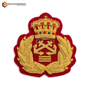 Insignias Bordadas de Fieltro Ecológicas de Lujo con Logotipo Personalizado del Fabricante, Tamaño Personalizado para Producción de Ropa, Pedidos al por Mayor - Product Image 1
