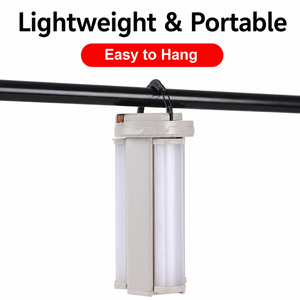 HYUGA Multifunctional <b>LED</b> <b>Camping</b> Light & <b>Lantern</b> USB Rechargeable IP65 Waterproof 4100K Neutral White - Product Image 2