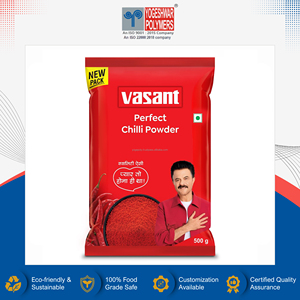 ราคาโรงงาน ขายดีที่สุด บรรจุภัณฑ์เครื่องเทศแบบซีลกลาง พิมพ์ลายหลากสี คุณภาพสำหรับอาหาร ปรับแต่งได้ ยี่ห้อ YOGESHWAR POLYMERS รุ่น YP79 - Product Image 2