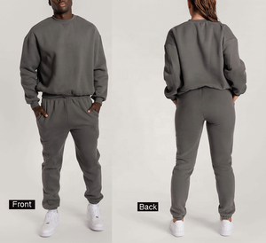 Ensemble de survêtement de sport pour homme, coupe ample, sweat à capuche et pantalon de jogging, vêtements de sport - Product Image 4