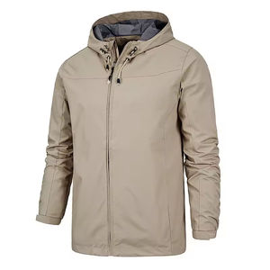 Chaqueta Impermeable Ligera para Hombre, Estilo Urbano, Precio al por Mayor, Chaqueta de Lluvia Personalizada, Chaqueta Cortavientos Impermeable para Invierno - Product Image 5