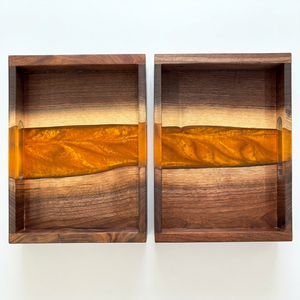 Bandeja de Servir de Madera y Resina Epoxi Hecha a Mano, Personalizada, OEM, ODM, Plato Decorativo, Organizador para Mesa de Centro, DECORYUG - Product Image 3