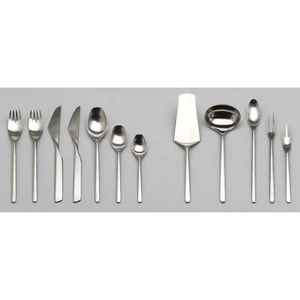 Juego de Cubiertos Vintage de Acero Inoxidable, Diseño Moderno, Ecológico, con Aspecto Elegante, de Alta Calidad, 100 Piezas, para Uso Doméstico y Hotelero - Product Image 3
