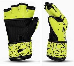 Gants de boxe MMA personnalisés avec logo imprimé OTTOMAN CARPORATION, poignées antidérapantes, imperméables, design léger, cuir synthétique - Product Image 2