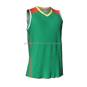 เสื้อบาสเก็ตบอลลำลอง 2024Sportswear คุณภาพสูง ผ้าถักโพลีเอสเตอร์ แห้งเร็ว แขนกุด คอสูง แบบซับลิเมชั่น - Product Image 2