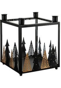 Juego de Portavelas de Reno Metálicos Modernos con Trineo, Decoraciones Navideñas, Diseño Artesanal - Product Image 4