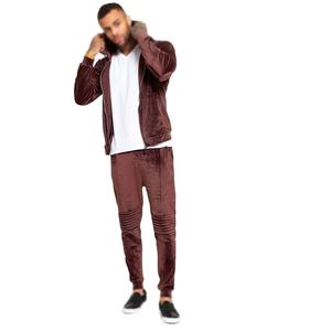 Ensembles de vêtements de sport de jogging et veste d'hiver à cordon de serrage sur toute la longueur et respirable pour hommes - Product Image 4