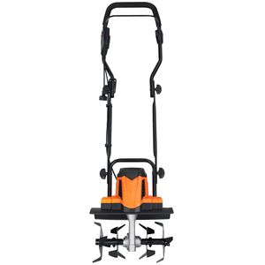 Motozappa Elettrica con Cavo da 10 Ampere, Larghezza di Lavorazione 14 Pollici, Profondità 3,94 Pollici, Denti in Acciaio Mn, Struttura di Controllo 3-in-1 - Product Image 1