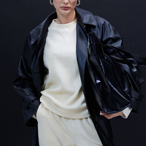 Ensemble de survêtement deux pièces uni à manches longues et col rond, comprenant un sweat à capuche et un pantalon de jogging - Product Image 2