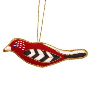 Árbol de Navidad hecho a mano tela bordada decoraciones personalizadas al por mayor adorno con camello Reno oveja caballo - Product Image 1