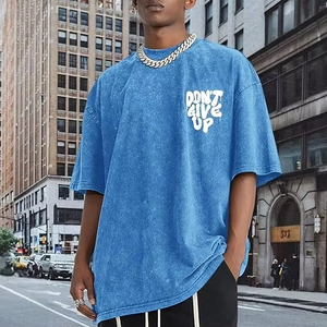 Camisetas Gráficas Vintage de Estilo Urbano, Camisetas con Serigrafía, Manga Corta, Corte Holgado, Cuello Redondo, Tops de Algodón Ecológico - Product Image 3