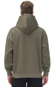 Nueva Llegada, Sudadera con Capucha para Hombre, 100% Algodón, Forrada, Manga Larga, Cuello Caído, Color Sólido, Cómoda, Tallas Grandes, Personalizable - Product Image 4