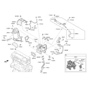 i30 ปะเก็นและซีลใหม่ 2853503BB4 - Product Image 2
