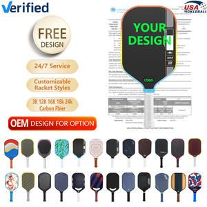 Pala <span class=keywords><strong>de</strong></span> Pickleball Aprobada por la USAPA con Tecnología GEN5 Boomstick MOI, Sin Bordes, Prensado en Caliente, 3K 16mm, para Jugadores Profesionales - Product Image 2