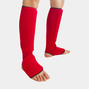 Wholesale Different Colors Shin Guard Shin Pad <b>Socks</b> Leg, Wide Calf Compression <b>Socks</b>, Calf Premium Leather Boxing Shin Guards - Product Image 5
