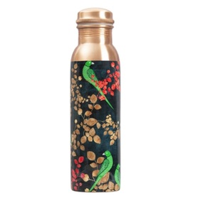 Bouteille en cuivre émaillée de qualité supérieure avec couvercle pour jus, bienfaits pour la santé, grossiste en bouteilles en cuivre à prix raisonnable - Product Image 6