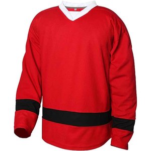Blank Ice Hockey Jersey Custom Sublimation Hockey Uniform 100% <b>Polyester</b> Breathable Practice Jerseys Wholesale Bulk - Product Image 1