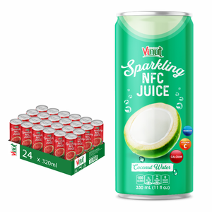 Etiqueta privada 330ml Bebida de jugo de coco espumoso Mejor precio OEM/Fábrica de Vietnam Bebida carbonatada Muestra gratis disponible - Product Image 1