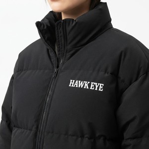 <b>Women's</b> <b>Black</b> Quilted Puffer Jacket Stand Collar Full Zip <b>Winter</b> Warm <b>Coat</b> Regular Fit Solid Color Custom Logo Front - Product Image 5