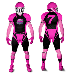 Uniforme de football américain personnalisable, style unique pour les équipes, manches courtes, respirant, taille plus, uniformes de football américain - Product Image 6