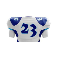 Uniformes de football américain unisexes en gros, kit de flag football pour adultes, option grande taille, 100% polyester, protection antibactérienne et anti-UV