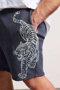 Pantalones Cortos de Felpa de Algodón para Hombre, Personalizados con Serigrafía, Diseño Gráfico, Estilo Casual Urbano, Largura hasta la Rodilla, con Cordón Ajustable - Product Image 3