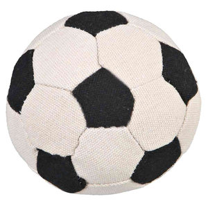 Pelota de Fútbol de Tela de 11 cm, Juguete Suave para Mascotas - Product Image 1