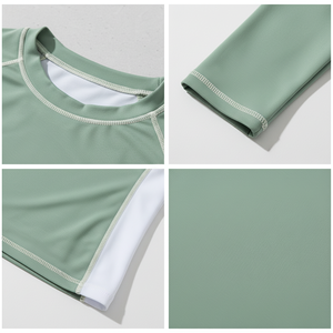Haut de protection UV 50+ à manches longues pour femme avec logo personnalisé, idéal pour le surf, la plongée et la natation - Product Image 5