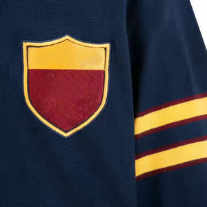 Autumn/Winter Custom Front <b>Men's</b> School College Patch <b>Cardigan</b> Uniform HBCU Letterman Knit Acrylic Double Breasted Breathable - Product Image 2
