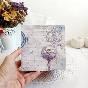 Caja de pañuelos de madera de bambú con estampado, caja de pañuelos de madera orgánica con estampado para cocina y baño, caja de pañuelos faciales al por mayor - Product Image 2