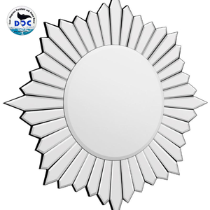 Daphoco Beveled All-Glass Square Asian Zen Design <b>Mirror</b> <b>Lightweight</b> Eco-Friendly 5.0mm Thickness Binh Duong Made for - Product Image 1