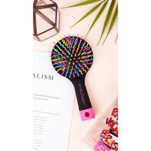 [JWORKS EXT] EYECANDY RAINBOW VOLUME S MEDIUM HAIRBRUSH Rainbow Volume Detangle Comb Scalp Massage <b>Mirror</b> - Product Image 5