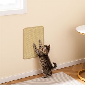 Set di 6 Tappetini Graffia Gatto in Sisal Naturale 16 X 12 Pollici con Base Antiscivolo in Lattice, Cartone Ondulato per Arrampicata Gatti - Product Image 2