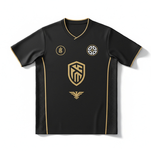 เสื้อฟุตบอลปาเลสไตน์พิมพ์ลายคุณภาพสูง ระบายอากาศได้ดี ต้านเชื้อแบคทีเรีย ผ้าโพลีเอสเตอร์ 100% ชุดทีมชาติ - Product Image 1