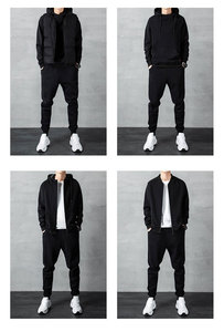 Custom Stacked <b>Tracksuit</b> <b>for</b> Men Heavyweight Streetwear Flared Sweatpants and Hoodie Set Blank Unisex Jogging Sweatsuit - Product Image 5