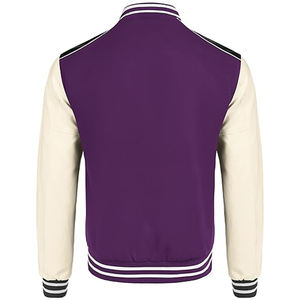 Chaquetas de Béisbol Extra Grandes con Bordado en 100% Lana, Chaquetas Letterman Elegantes e Informales para Hombre, Hechas en Pakistán - Product Image 2