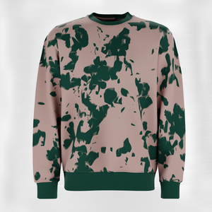 Sudadera de punto con capucha y cremallera de un cuarto para hombre, talla grande, 100% algodón, estilo urbano, con bloques de color y patchwork, ¡la más vendida! - Product Image 4