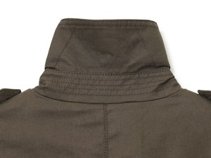 Gabardina de Mujer de Moda Casual con Cuello Vuelto, Doble Abotonadura, Color Sólido, Manga Larga y Lazos, Tejida, Disponible en 2 Combinaciones de Colores - Product Image 6